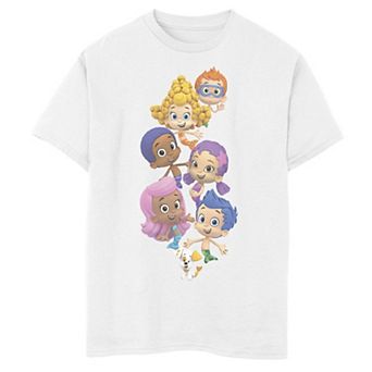 Boys 8-20 Nickelodeon Bubble Guppies Group Stack Collage Graphic Tee