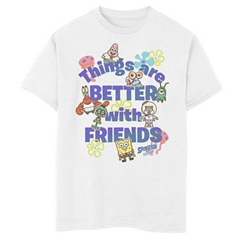 Boys 8-20 Sponge On The Run Things Are Better With Friends Group Graphic Tee