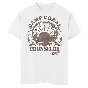 Boys 8-20 Sponge On The Run Camp Coral Counselor Graphic Tee