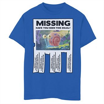 Boys 6-20 SpongeBob SquarePants: Sponge On The Run Missing Gary Poster Graphic Tee