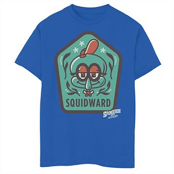 Boys 8-20 SpongeBob SquarePants: Sponge On The Run Squidward Patch Graphic Tee