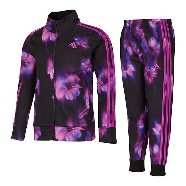 Lake Taupo pin Franje Toddler Girl adidas Floral Track Jacket & Pants Set