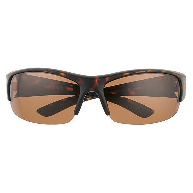 Men's Timberland Semi-Rimless Polarized Sport Sunglasses