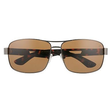 Men's Timberland 64mm Metal Navigator Sunglasses