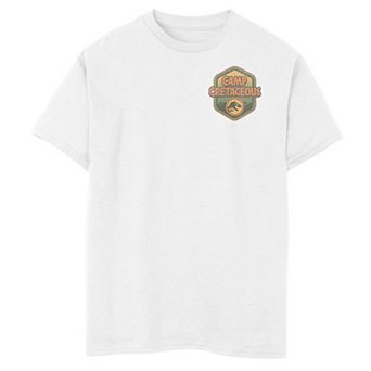 Boys 6-20 Jurassic World: Camp Cretaceous Left Chest Logo Graphic Tee