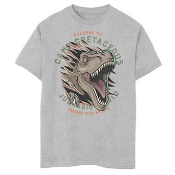Boys 8-20 Jurassic World: Camp Cretaceous Welcome T-Rex Graphic Tee