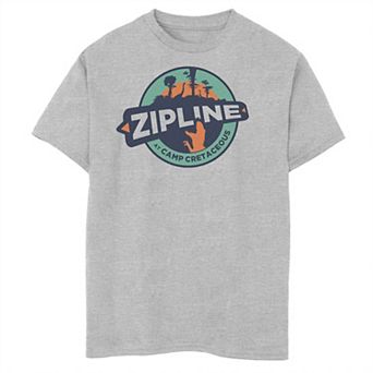 Boys 8-20 Jurassic World: Camp Cretaceous Zipline Logo Graphic Tee