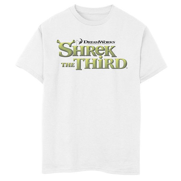 Boys 8-20 Shrek The Third DreamWorks Ogre Title Logo Graphic Tee