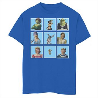 Boys 8-20 Shrek 2 This Is The Story Of A Fairy Tale Family Graphic Tee