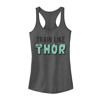 Juniors' Marvel Thor "Train Like" Graphic Tank Top