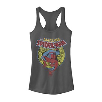 Juniors' Marvel Amazing Spider-Man Vintage Comic Graphic Tank Top