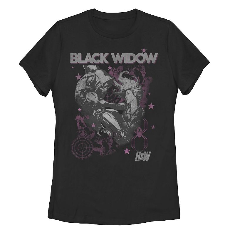 Juniors Marvel Black Widow Graphic Tee, Girls, Size: Small