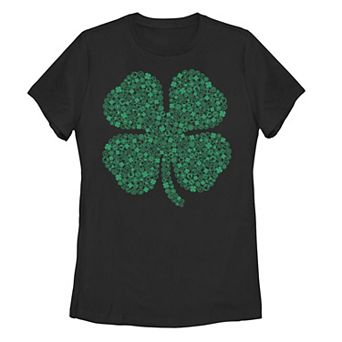 Juniors' Marvel Hero Symbol St. Patty's Day Graphic Tee