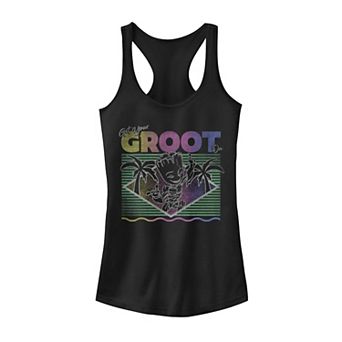 Juniors' Marvel Guardians Of The Galaxy Groot Graphic Tank Top