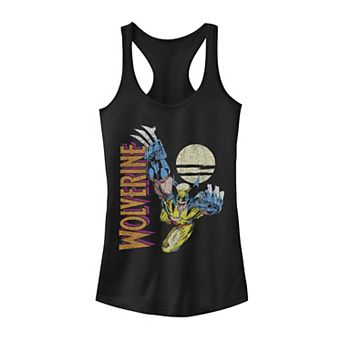 Juniors' Marvel X-Men Wolverine Action Shot Graphic Tank Top
