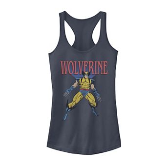 Juniors' Marvel X-Men Wolverine Portrait Graphic Tank Top