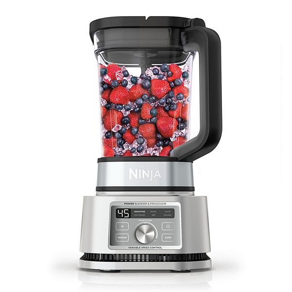 Ninja Foodi Power Mixer System Blender and Handmixer w/ Dough ,Red