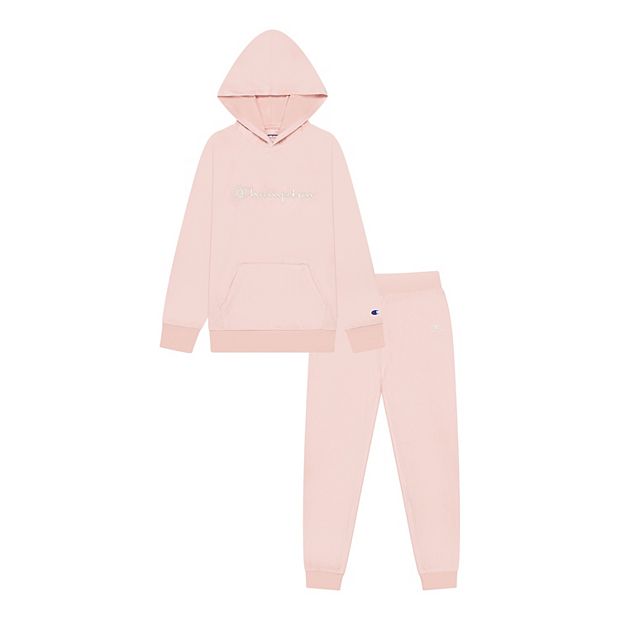 Champion hoodie and jogger set hot sale