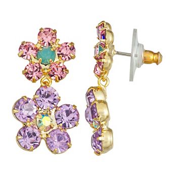 Flower Garden Nickel Free Drop Earrings