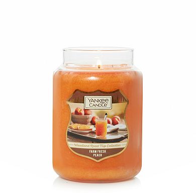 Yankee Candle Farm Fresh Peach 22-oz. Large Candle Jar