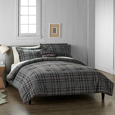 Cuddl Duds Heavyweight Flannel Comforter Set with Shams