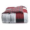 Cuddl Duds® Heavyweight Flannel Comforter Set with Shams and Throw Pillows