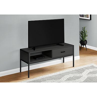 Monarch Modern Black TV Stand