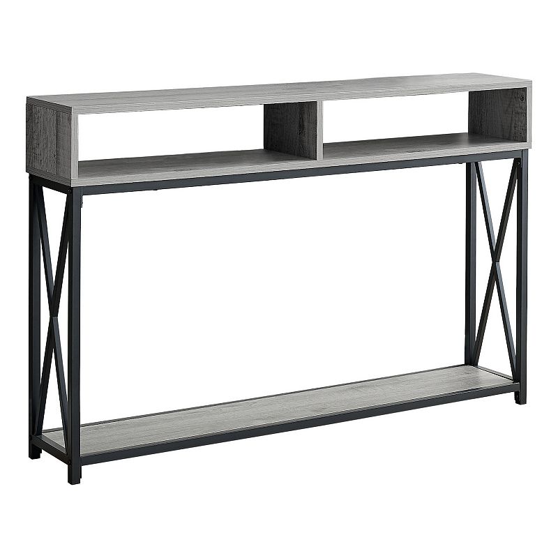 Monarch X-Frame Console Table, Grey