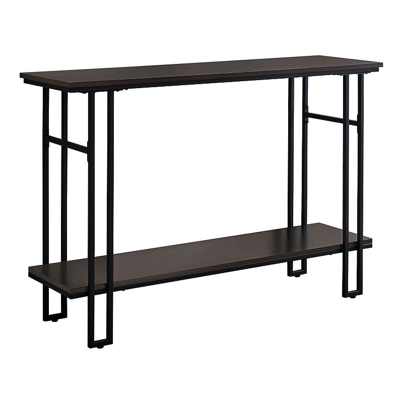 Monarch H-Frame Console Table, Brown