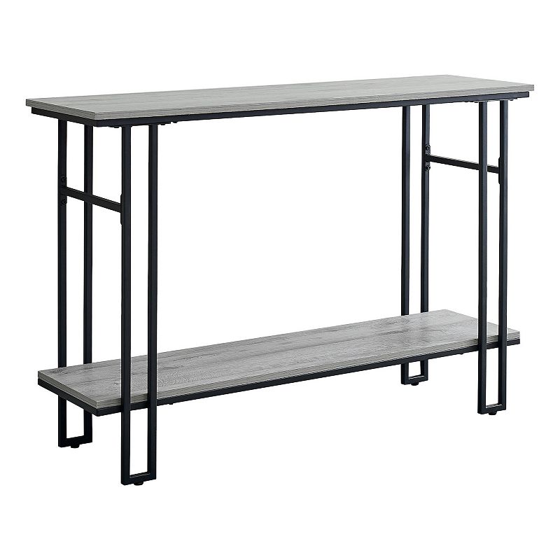 Monarch H-Frame Console Table, Grey