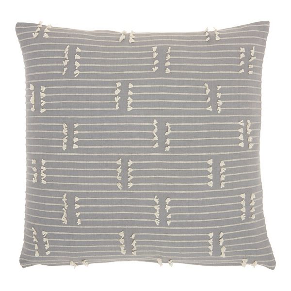 Kathy Ireland Broken Stripes Throw Pillow