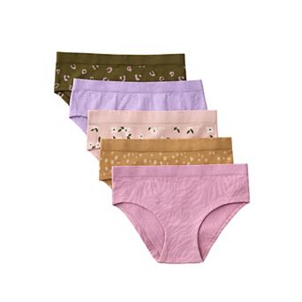Girls 4-16 SO® 5-Pack Seamless Hipster Panties