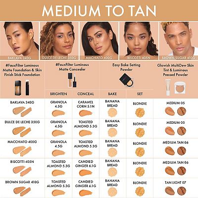HUDA BEAUTY #FauxFilter Skin Finish Buildable Coverage Foundation Stick