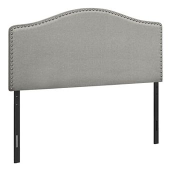 Monarch Nailhead Trim Curved Headboard