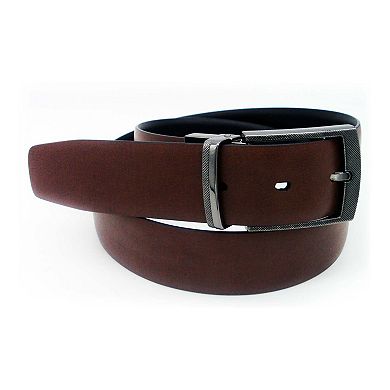 Men's Sonoma Goods For Life® Silver Tone Buckle Reversible Belt