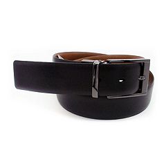 Men's Dual Hoop Leather Belt - Ebon, Size : 30 (Waist: 28)