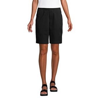 Women's Lands' End Pull-On Chino Bermuda Shorts