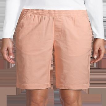 Women's Lands' End Pull-On Chino Bermuda Shorts