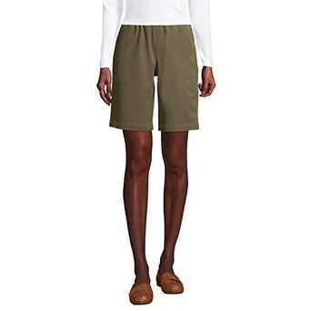 Women's Lands' End Pull-On Chino Bermuda Shorts
