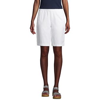 Women's Lands' End Pull-On Chino Bermuda Shorts