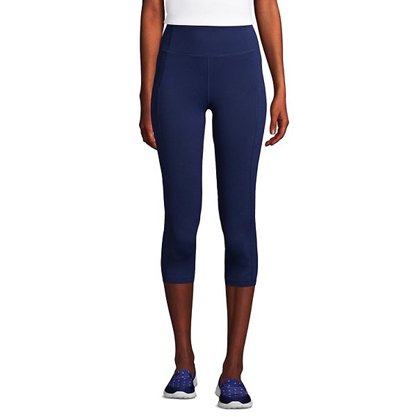 Women's Lands' End Active Compression UPF 50 Capri Leggings