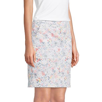 Women's Lands' End Pull-On Chino Pencil Skort