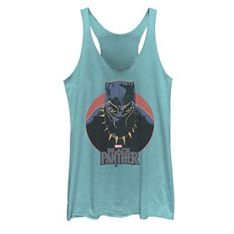 Juniors' Marvel Black Panther Retro Circle Graphic Tank Top
