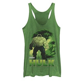 Juniors' Marvel Infinity War Hulk Profile Graphic Tank Top