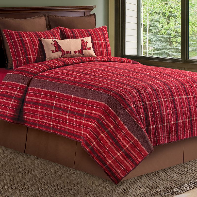 C&F Home Collin Red Quilt, Queen