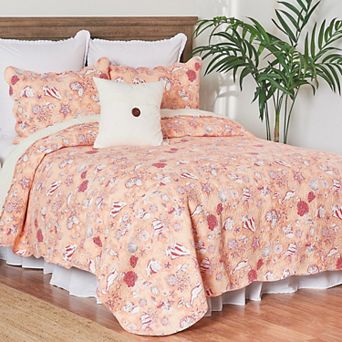 C&F Home Lagoon Peach Quilt Set with Shams