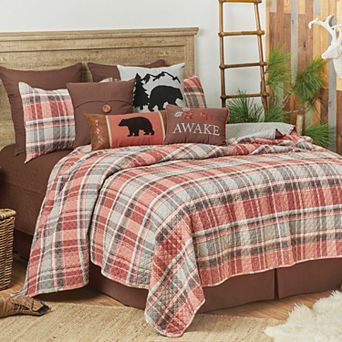 C&F Home Saffron Plaid Quilt Set with Shams