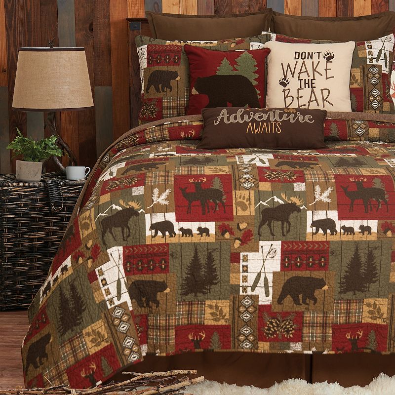 71372529 C&F Home Timber Trails Quilt Set with Shams, Brown sku 71372529