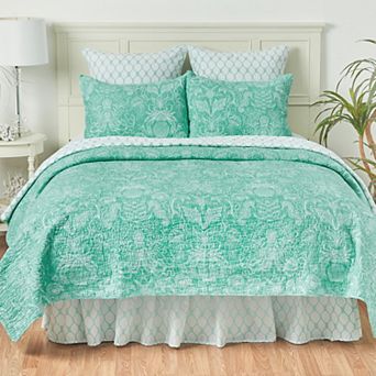 C&F Home Turquoise Bay Quilt Set with Shams