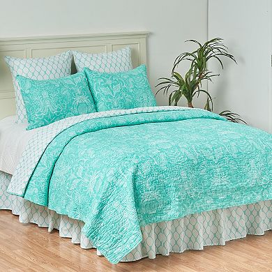 C&F Home Turquoise Bay Quilt Set with Shams